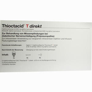 Thioctacid T Direkt + Zubehör Ini 5 x 50 ml - ab 0,00 €