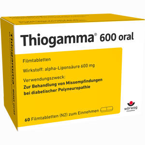Thiogamma 600 Oral Filmtabletten 60 Stück - ab 44,24 €