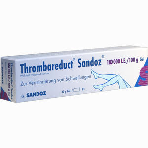 Thrombareduct Sandoz 180 000 I.e. Gel Gel 40 g