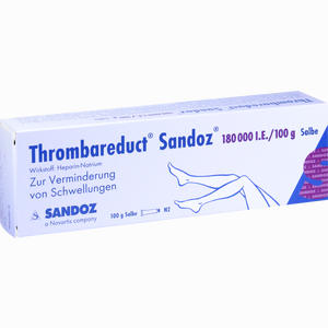 Thrombareduct Sandoz 180 000 I.e. Salbe  100 g - ab 0,00 €