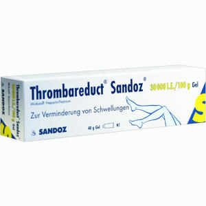 Thrombareduct Sandoz 30 000 I.e. Gel Gel 40 g - ab 0,00 &euro;