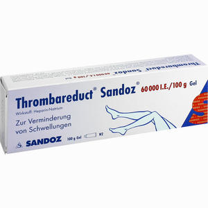 Thrombareduct Sandoz 60.000 I.e. Gel Gel 100 g - ab 0,00 &euro;