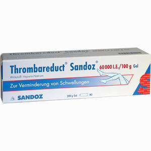 Thrombareduct Sandoz 60.000 I.e. Gel Gel 200 g - ab 0,00 &euro;