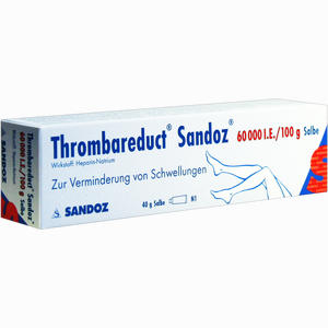 Thrombareduct Sandoz 60.000 I.e. Salbe  40 g Thrombareduct Sandoz 60.000 I.e. Salbe  40 g