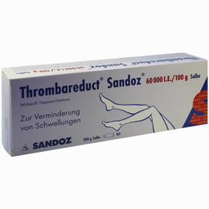 Thrombareduct Sandoz 60.000 I.e. Salbe  200 g - ab 0,00 &euro;