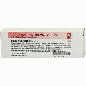 Thuja D12 Globuli Dr.RECKEWEG & Co. GmbH 10 g - ab 6,03 &euro;