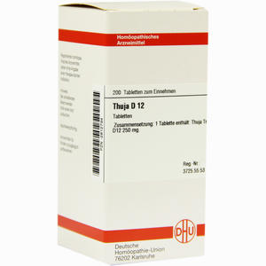 Thuja D12 Tabletten 200 Stück - ab 0,00 &euro;