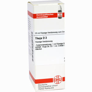 Thuja D3 Dilution 20 ml - ab 8,40 €