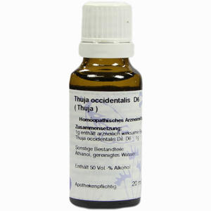Thuja D6 Dilution HANOSAN GmbH 20 ml - ab 0,00 &euro;