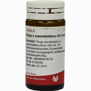 Thuja E Summitatibus D3 Globuli 20 g - ab 9,75 €