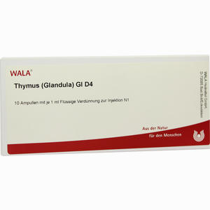 Thymus (glandula) Gl D4 Ampullen 10 x 1 ml - ab 31,72 €