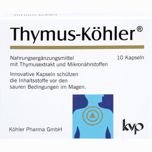Thymus- Köhler Kapseln 10 Stück - ab 5,63 &euro;