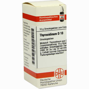 Thyreoidinum (suis) D10 Globuli 10 g - ab 9,90 €
