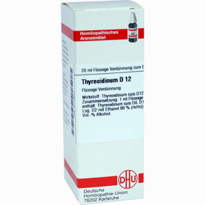 Thyreoidinum Suis D12 Dilution 20 ml - ab 8,88 €