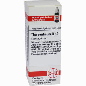 Thyreoidinum Suis D12 Globuli 10 g - ab 7,51 €