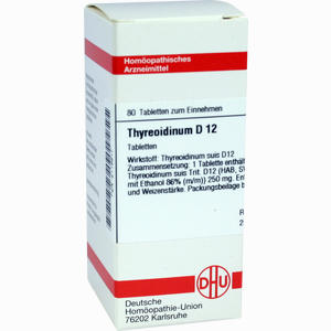 Thyreoidinum Suis D12 Tabletten 80 Stück - ab 8,88 €