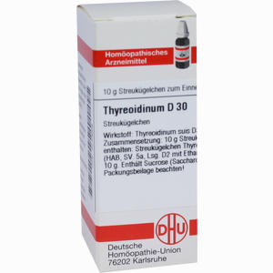 Thyreoidinum Suis D30 Globuli 10 g - ab 8,00 €