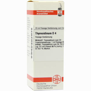 Thyreoidinum Suis D4 Dilution 20 ml - ab 0,00 €