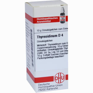 Thyreoidinum Suis D4 Globuli 10 g - ab 7,71 €