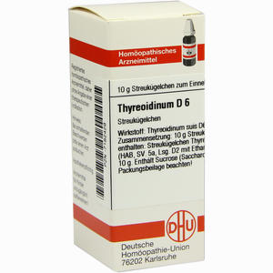 Thyreoidinum (suis) D6 Globuli 10 g - ab 7,66 €