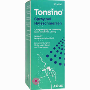 Tonsino Spray B. Hals. 1. 5 Mg/Ml Spr. Z. Anw. I. D. Mundh 30 ml - ab 5,10 €
