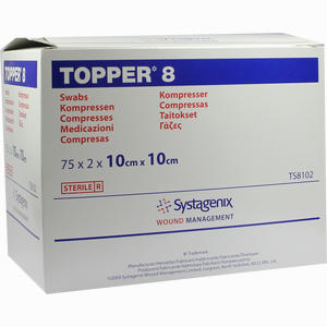 Topper 8 Ster 10x10cm 75 Stück - ab 14,49 €