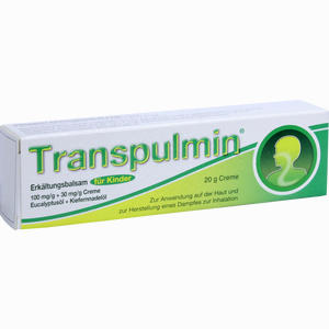 Transpulmin Erkältungsbalsam für Kinder Creme 20 g - ab 4,03 €