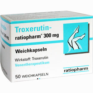 Troxerutin- Ratiopharm 300mg Weichkapseln  50 Stück - ab 0,00 €