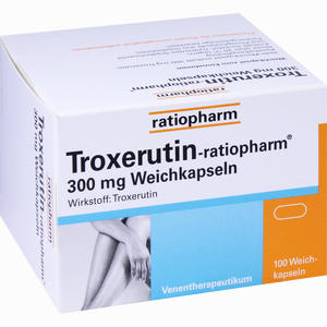 Troxerutin- Ratiopharm 300mg Weichkapseln  100 Stück - ab 0,00 &euro;