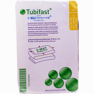 Tubifast 2- Way- Stretch Gelb (10.75 Cm Breit) 1 M Verband 1 Stück - ab 6,35 &euro;