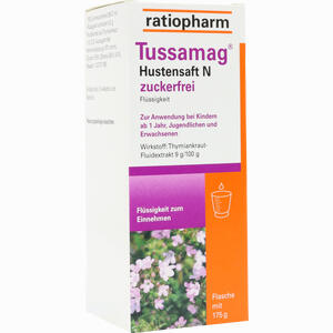 Tussamag Hustensaft N Zuckerfrei 175 g - ab 5,05 €