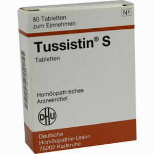 Tussistin S Tabletten 80 Stück - ab 8,95 €