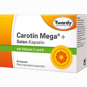 Twardy Carotin Mega + Selen- Kapseln  80 Stück