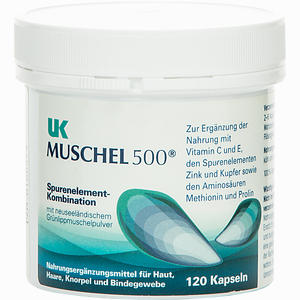 Uk Muschel 500 Kapseln 120 Stück - ab 15,47 €