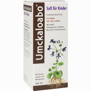 Umckaloabo Saft für Kinder Sirup 120 ml Umckaloabo Saft für Kinder Sirup 120 ml
