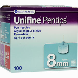 Unifine Pentips 8mm 31g Kanülen 100 Stück - ab 8,14 €