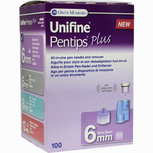 Unifine Pentips Plus 6mm 31g Kanülen 100 Stück - ab 20,86 €