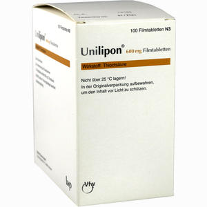 Unilipon 600 Filmtabletten  100 Stück - ab 47,49 €