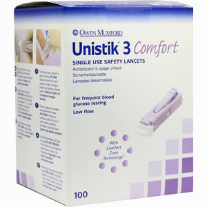 Unistik 3 Comfort Lanzetten  100 Stück - ab 9,45 €
