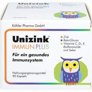 Unizink Immun Plus Kapseln 1 x 90 Stück - ab 32,73 €