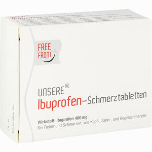 Unsere Ibuprofen- Schmerztabletten Filmtabletten 30 Stück - ab 0,00 &euro;