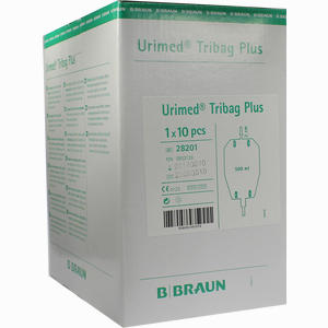 Urimed Tribag Plus 500ml mit 2cm Schlauch Beutel 10 Stück - ab 34,99 €