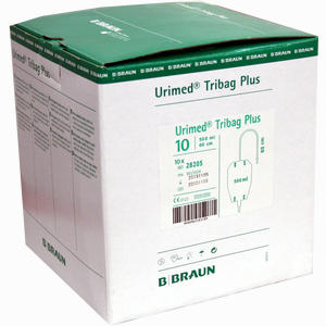 Urimed Tribag Plus Urin- Beinbeutel 500ml Steril 50cm  10 Stück - ab 34,99 €