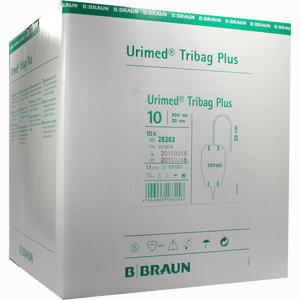 Urimed Tribag Plus Urin- Beinbeutel 500ml Steril20cm  10 Stück - ab 34,99 €