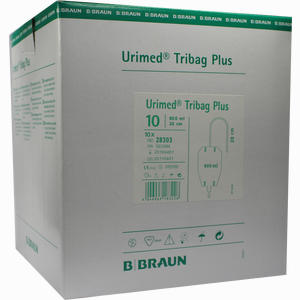 Urimed Tribag Plus Urin- Beinbeutel 800ml Steril 20cm  10 Stück - ab 42,94 €