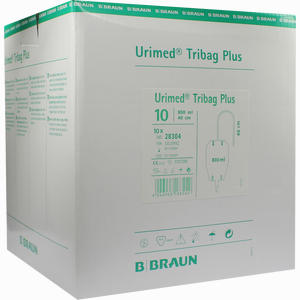 Urimed Tribag Plus Urin- Beinbeutel 800ml Steril 40cm  10 Stück - ab 42,94 €