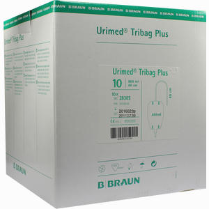 Urimed Tribag Plus Urin- Beinbeutel 800ml Steril 60cm  10 Stück - ab 37,98 €