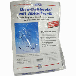 Urin- Bettbeutel mit Ablaufventil 1,5l 10 Stück - ab 0,00 &euro;
