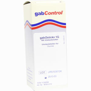 Urinteststreifen Glucose Gabosticks 1  100 Stück - ab 0,00 €