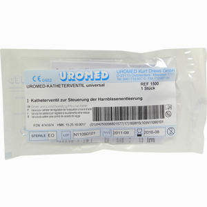 Uromed Katheter- Ventil Universal 1500 1 Stück - ab 14,89 €
